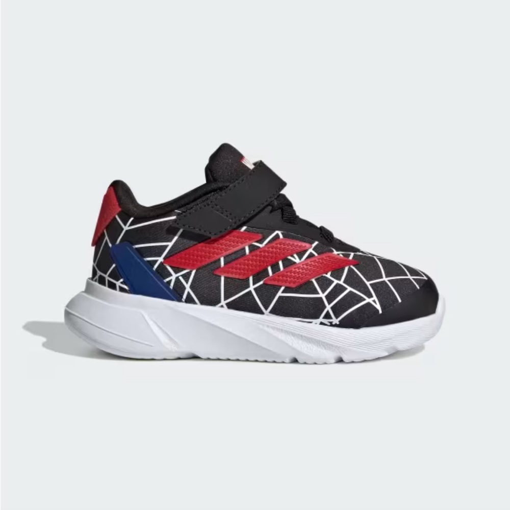 adidas Kids Black Red White Athletic Sneakers